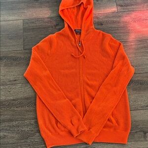 Polo by Ralph Lauren Orange Zip-Up Sweater